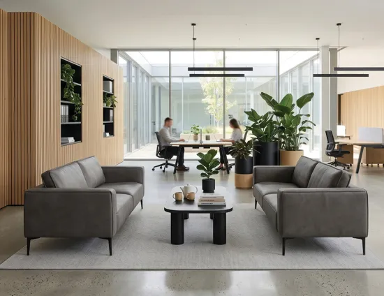 Enzo Grey 3 Seater Lifestyle Office