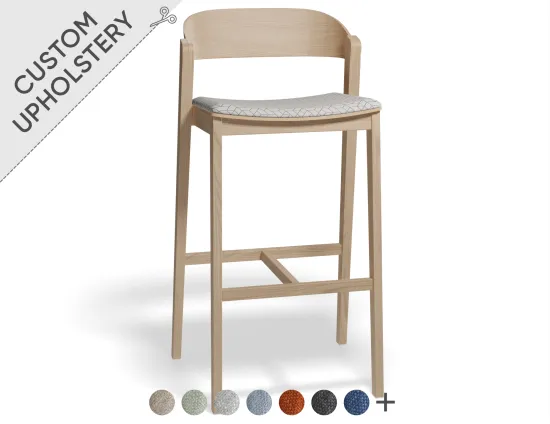 Grayson Stool Natural Custom