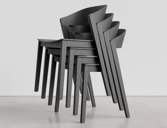 Grayson Chair Stack Black Product