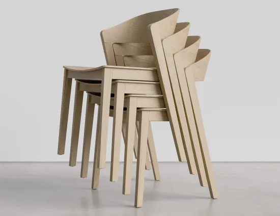 Grayson Chair Stack Natural Product