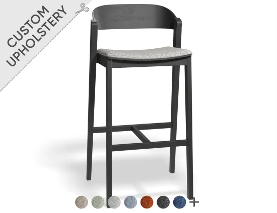 Grayson Stool Black Custom