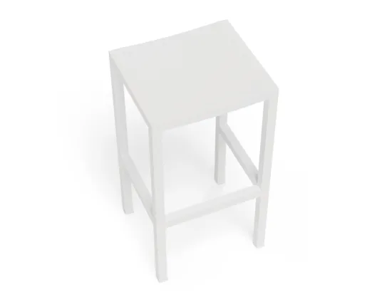 Barstool White Outdoor