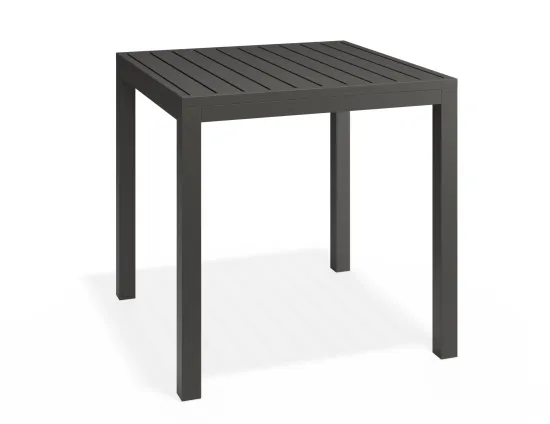 Halki Table 77x77 Charcoal