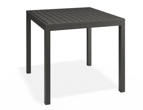 Halki Table 90x90 Charcoal