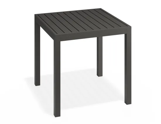 Halki Table 77x77 Charcoal