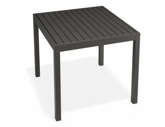 Halki Table 90x90 Charcoal