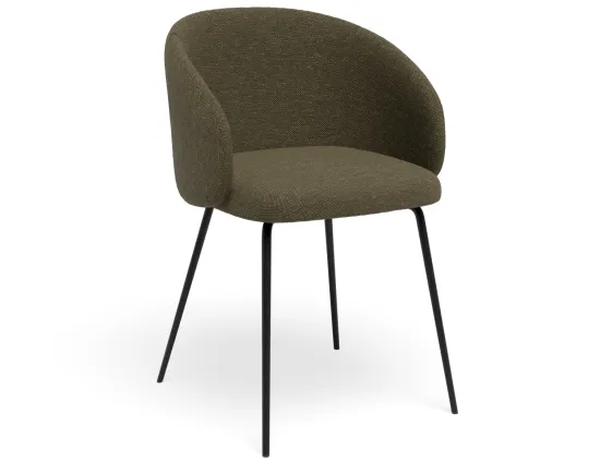 Henley Chair Metalleg Forestgreen Black