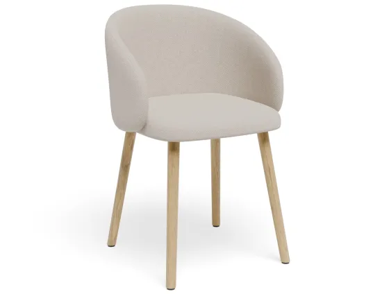 Henley Chair Oakleg Beigefawn