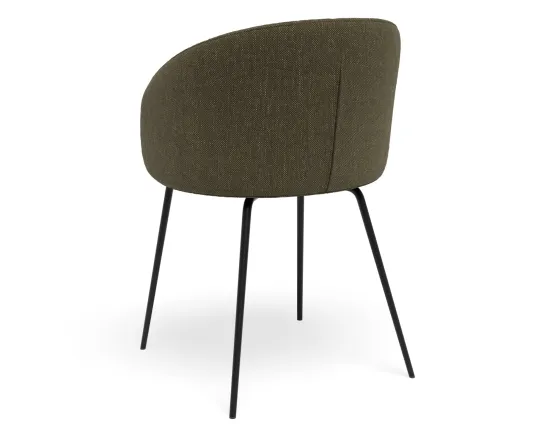 Henley Chair Metalleg Forestgreen Black