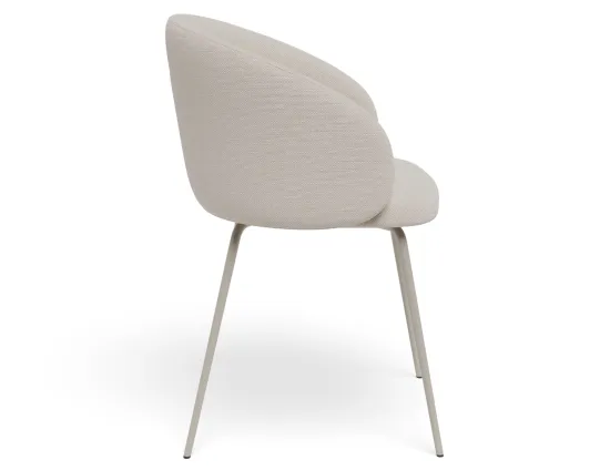 Henley Chair Metalleg Beigefawn Grey