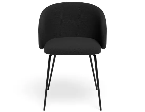 Henley Chair Metalleg Anthracite Black