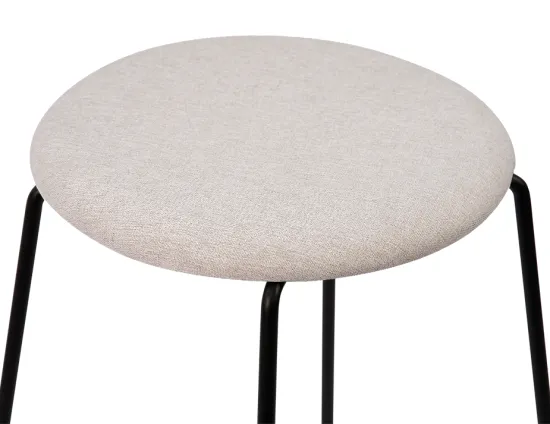 Hugo Low Stool Light Grey