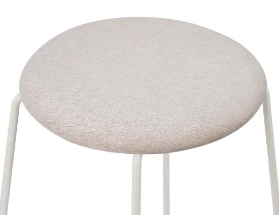 Hugo Low Stool Light Grey