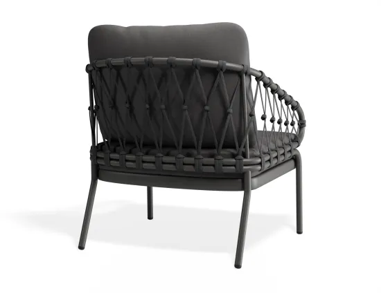 Kara Loungechair Charcoal