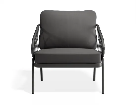 Kara Loungechair Charcoal
