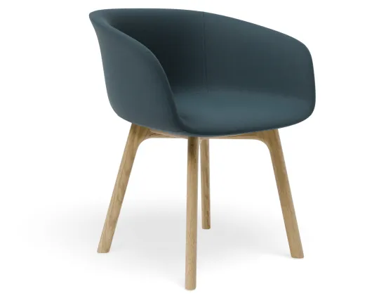 Lonsdale Armchair Naturalframe Blue