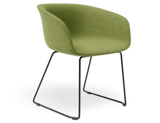 Lonsdale Armchair Sledbase Green
