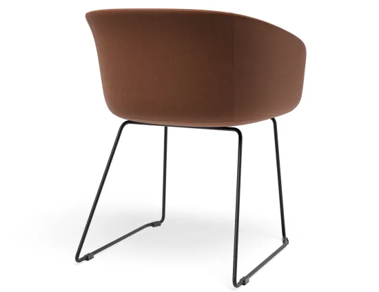 Lonsdale Armchair Sledbase Brown