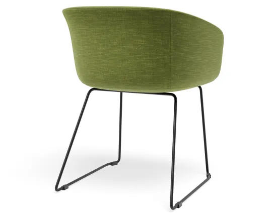 Lonsdale Armchair Sledbase Green