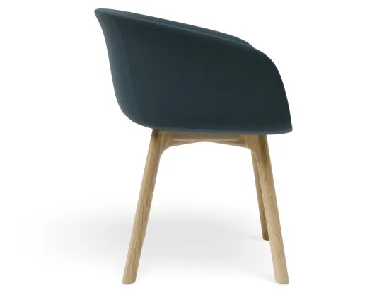 Lonsdale Armchair Naturalframe Blue
