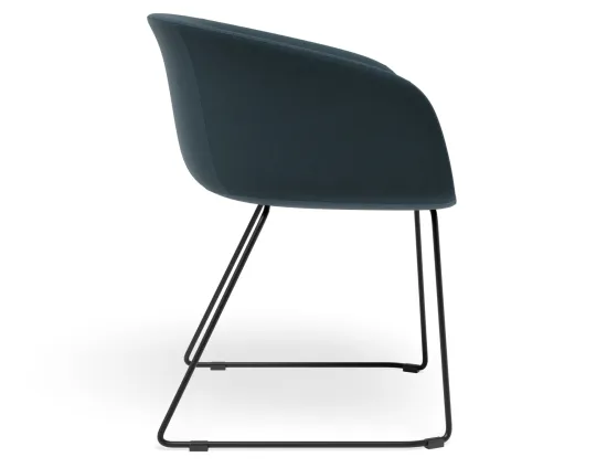 Lonsdale Armchair Sledbase Blue