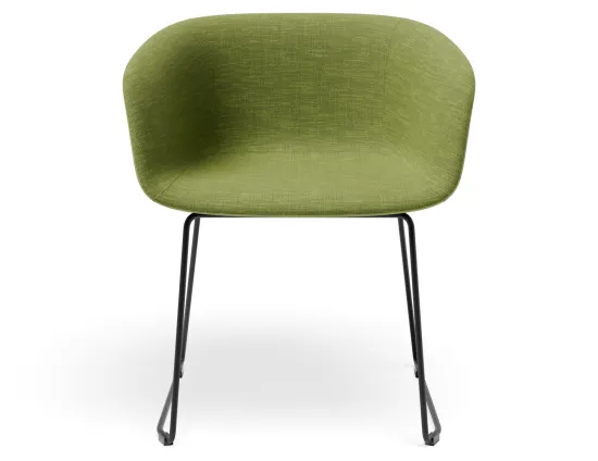 Lonsdale Armchair Sledbase Green