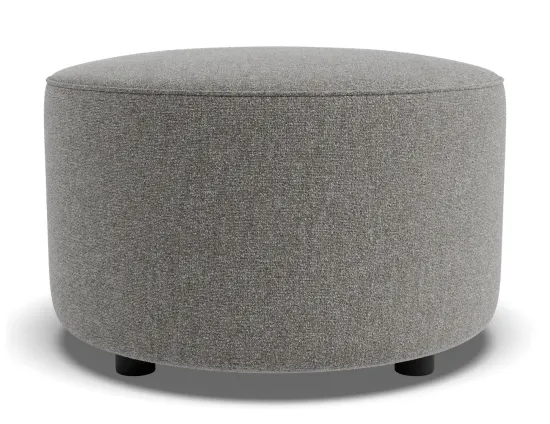 Lune Round High Ottoman 60cm Fossil Product