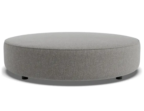 Lune Round Low Ottoman 120cm Fossil Product