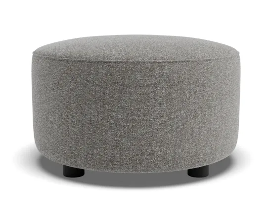 Lune Round Low Ottoman 50cm Fossil Product
