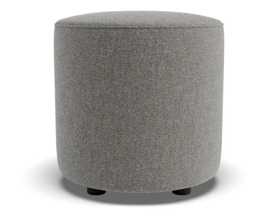 Lune Round Drum Ottoman 45cm Fossil Product