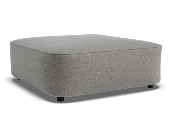 Lune Square High Ottoman 100cm Fossil Product