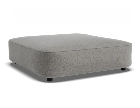 Lune Square Low Ottoman 100cm Fossil Product