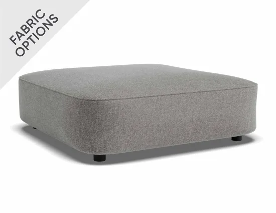 Lune Square Low Ottoman 90cm Fossil Product
