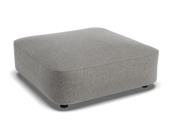 Lune Square Low Ottoman 80cm Fossil Product