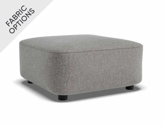 Lune Square Low Ottoman 60cm Product Fossil