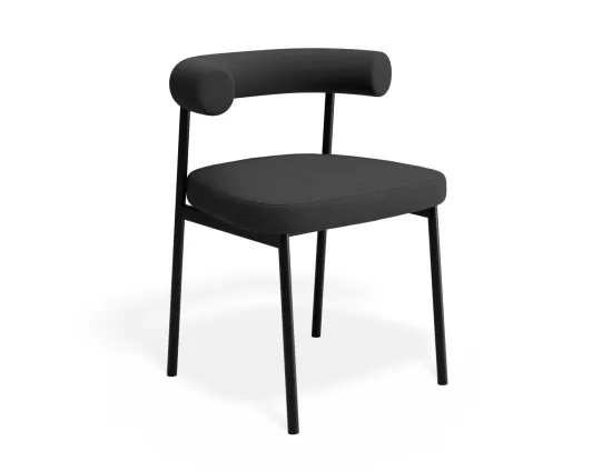Marlowe Diningchair Black Anthracite