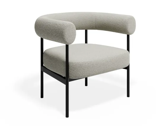 Marlowe Loungechair Black Ivory