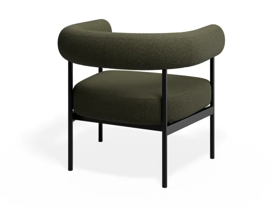 Marlowe Loungechair Black Green