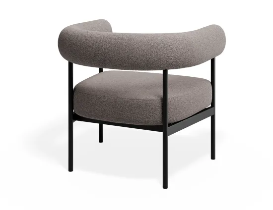 Marlowe Loungechair Black Oyster