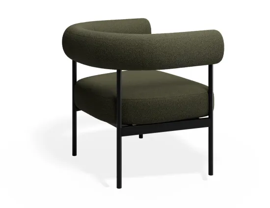 Marlowe Loungechair Black Green