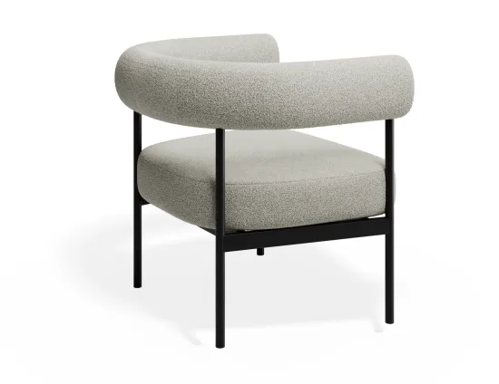 Marlowe Loungechair Black Ivory