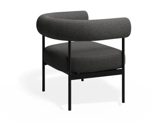 Marlowe Loungechair Black Stone