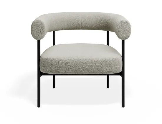 Marlowe Loungechair Black Ivory