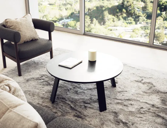 Mateo Coffeetable 90d Black Residential