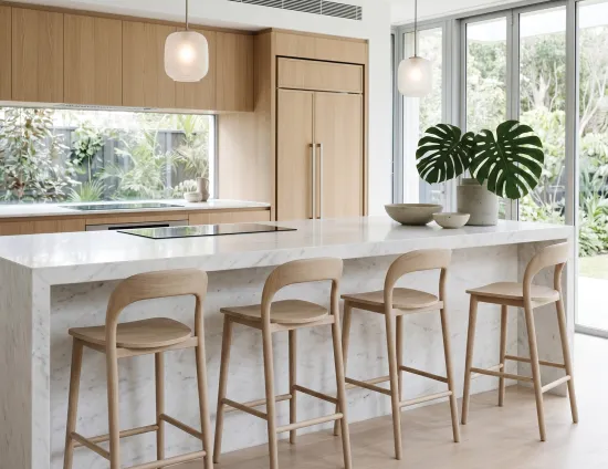 Modern Counter Kitchen Stool In Home