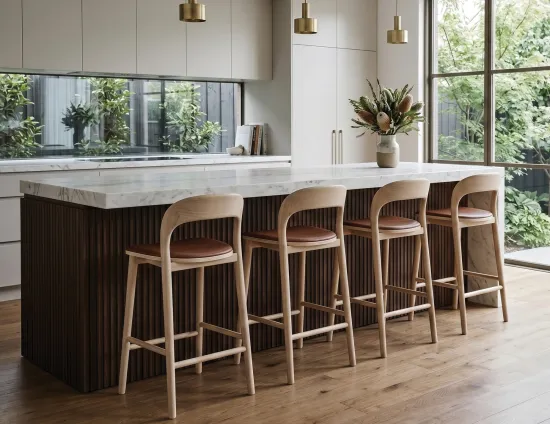 Modern Mia Counter Stool Wooden