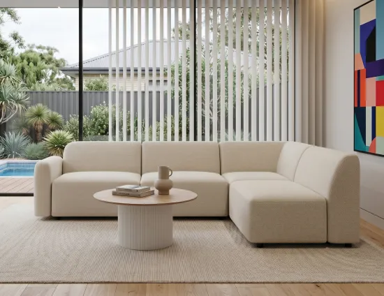 Sofa With Return Modern