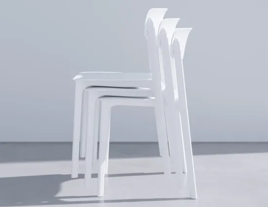 Notion Chair Stacking White Product