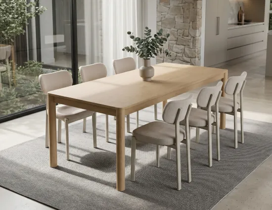 Grey Fabric Dining Chair