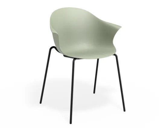 Pebble Armchair Greenseat 4postblack